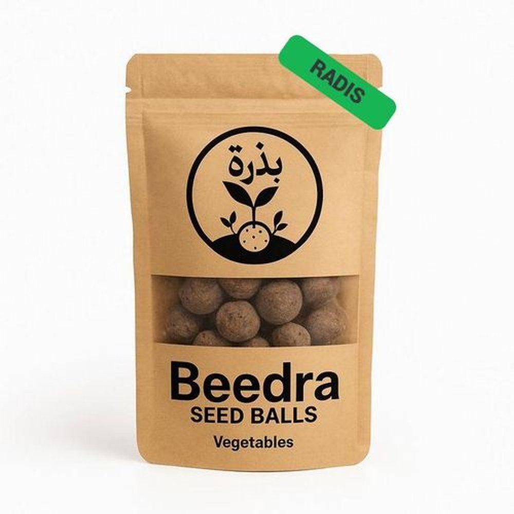 Beedra Seed Bombs: Radish (Radis) 30 Ready-to-Plant Seed Balls | Rapid Germination & Easy to Grow
